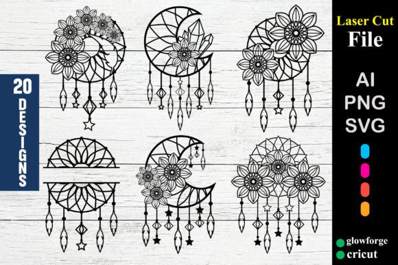 Download Tribal Boho Dreamcatcher 20 SVG Bundle - Boho Collection