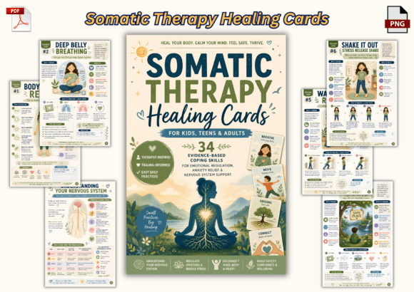Download Somatic Therapy Healing Cards - Card Collection