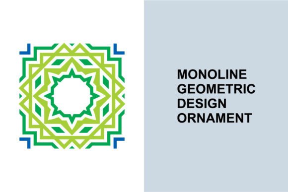 Download Monoline Geometric Ornament - Geometric Collection