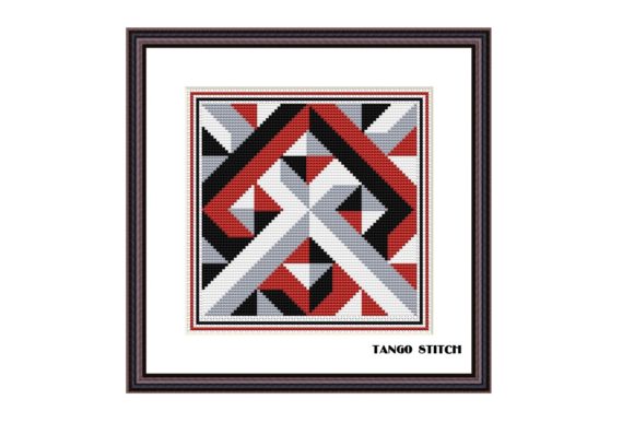 Download Geometric Ornament Cross Stitch Pattern - Geometric Collection