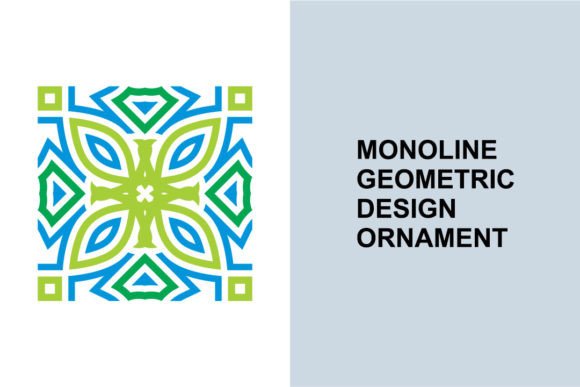 Download Monoline Geometric Ornament - Geometric Collection