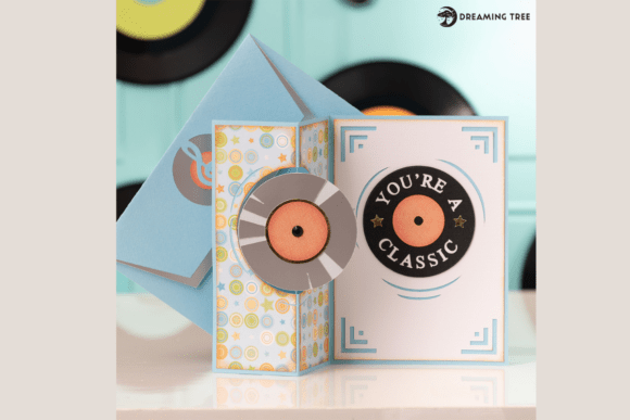 Download Platinum Record Spinner Card SVG - Card Collection