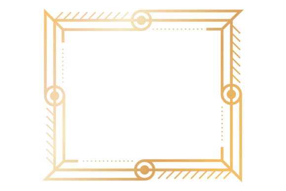 Download Vintage Geometric Ornament Corner. Golde - Geometric Collection